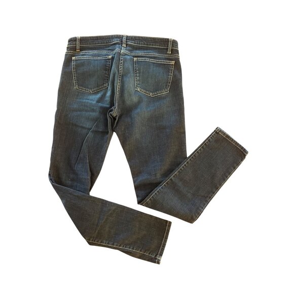 Eileen Fisher Jean Women's 12 Ankle Medium Wash 9" Rise Organic Cotton Blend - Picture 5 of 6